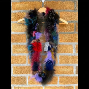 Volare new york real fur scarf